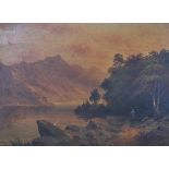 David Mackenzie (1800-1880) - A 19th Century Victorian Scottish landscape oil on bard painting