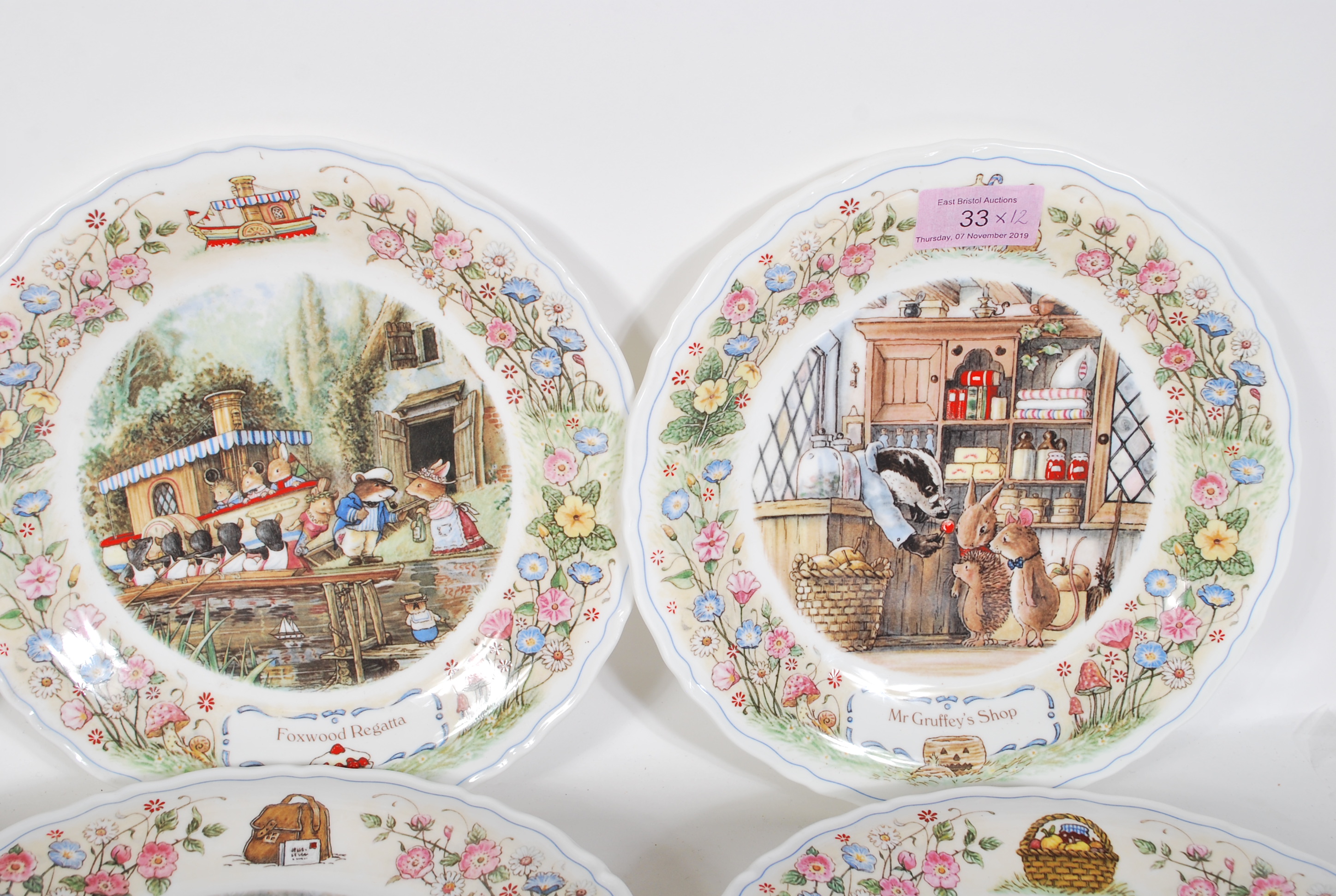 A selection of Wedgwood Foxwood Tales series collectors plates based on the children's books by - Image 4 of 7