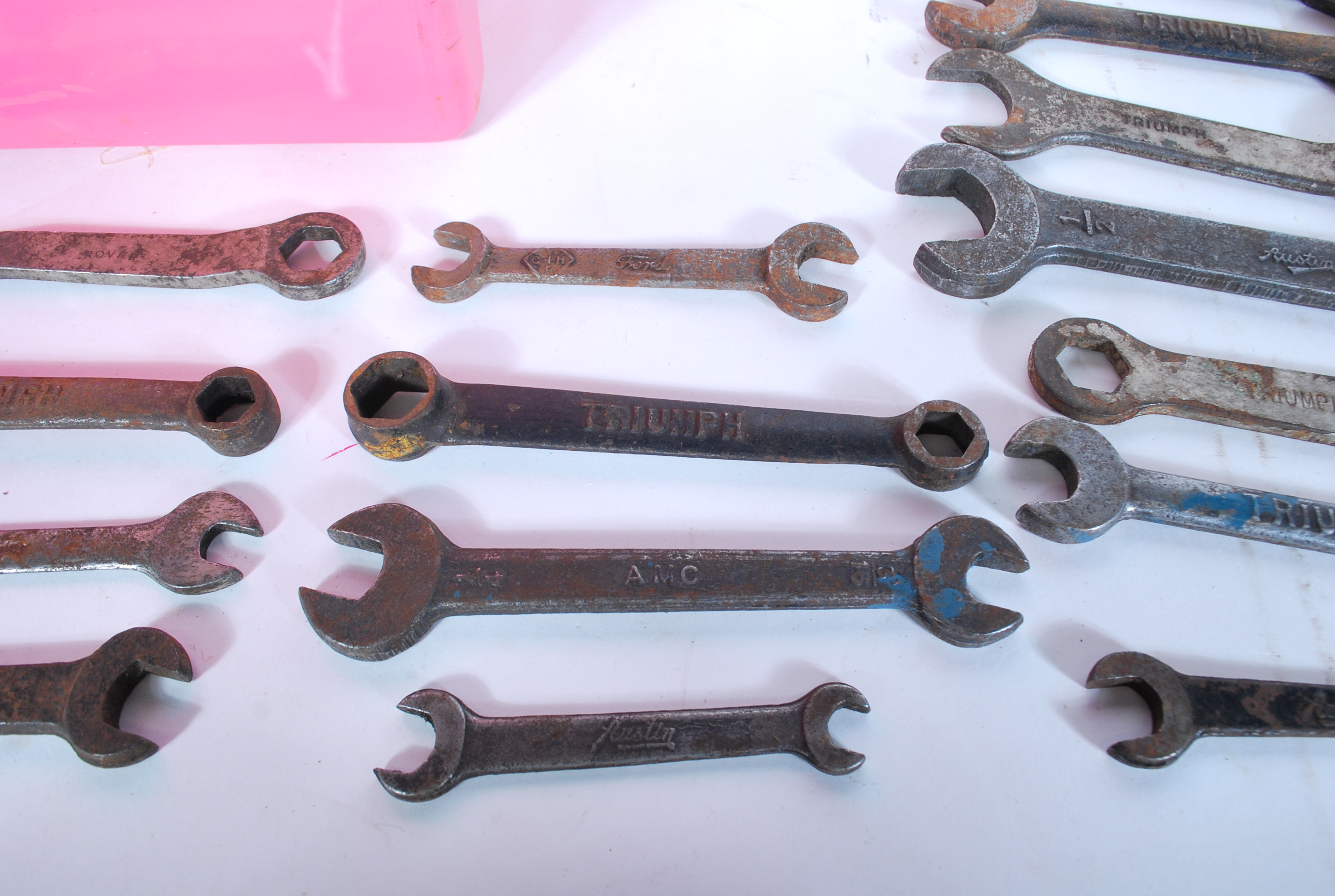 A good collection of vintage 20th Century motor vehicle manufacturer's spanners. Names including - Image 4 of 7