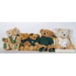 A collection of collectable Harrods of Knightsbridge Teddy Bears to include Harrods In Bloom boxed