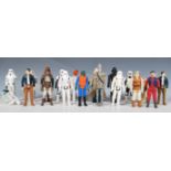 A collection of original 20th Century Hasbro Star Wars action figures to include R2D2, Darth