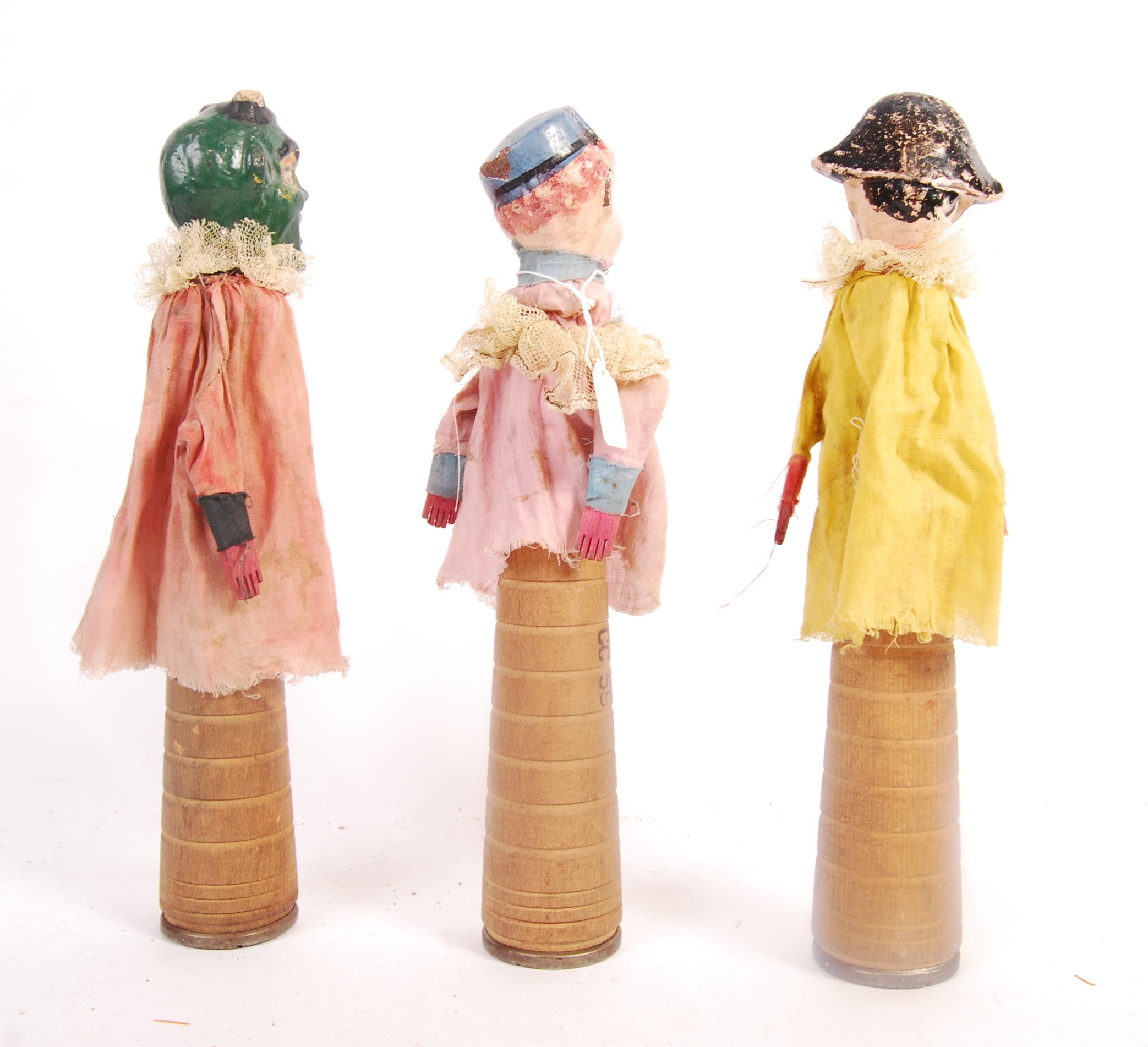 COLLECTION OF 3X PAPIER MACHE PUPPETS - Image 2 of 3