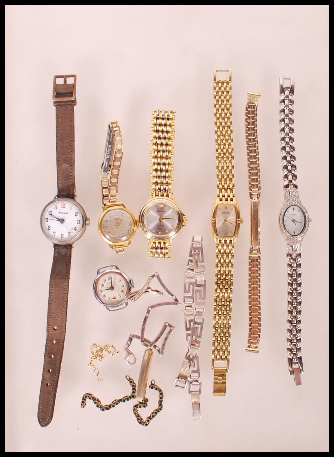 A collection of vintage cocktail watches to includ