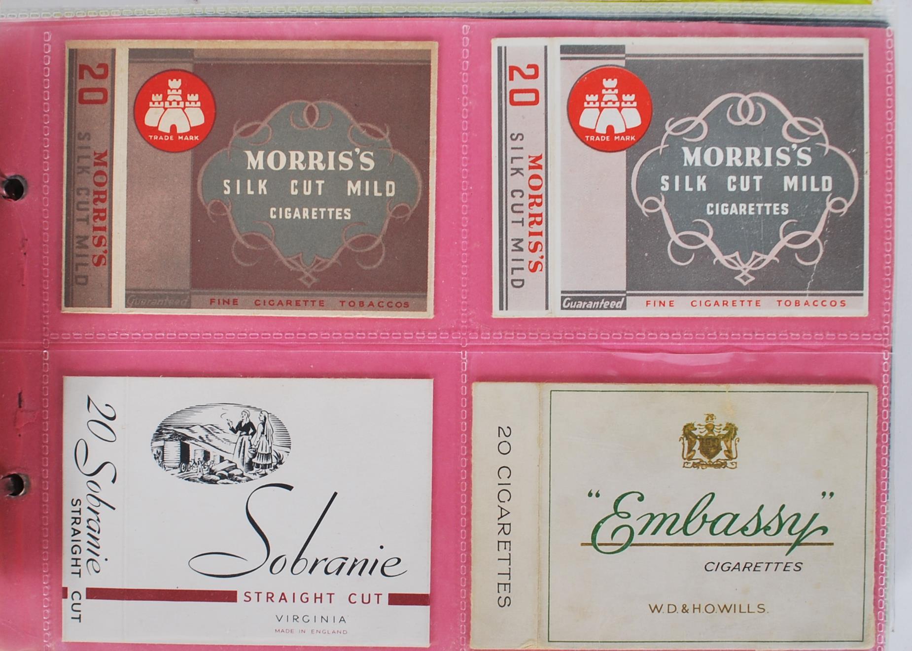 A collection of vintage 20th Century Cigarette packets within plastic sleeves containing many - Image 13 of 13