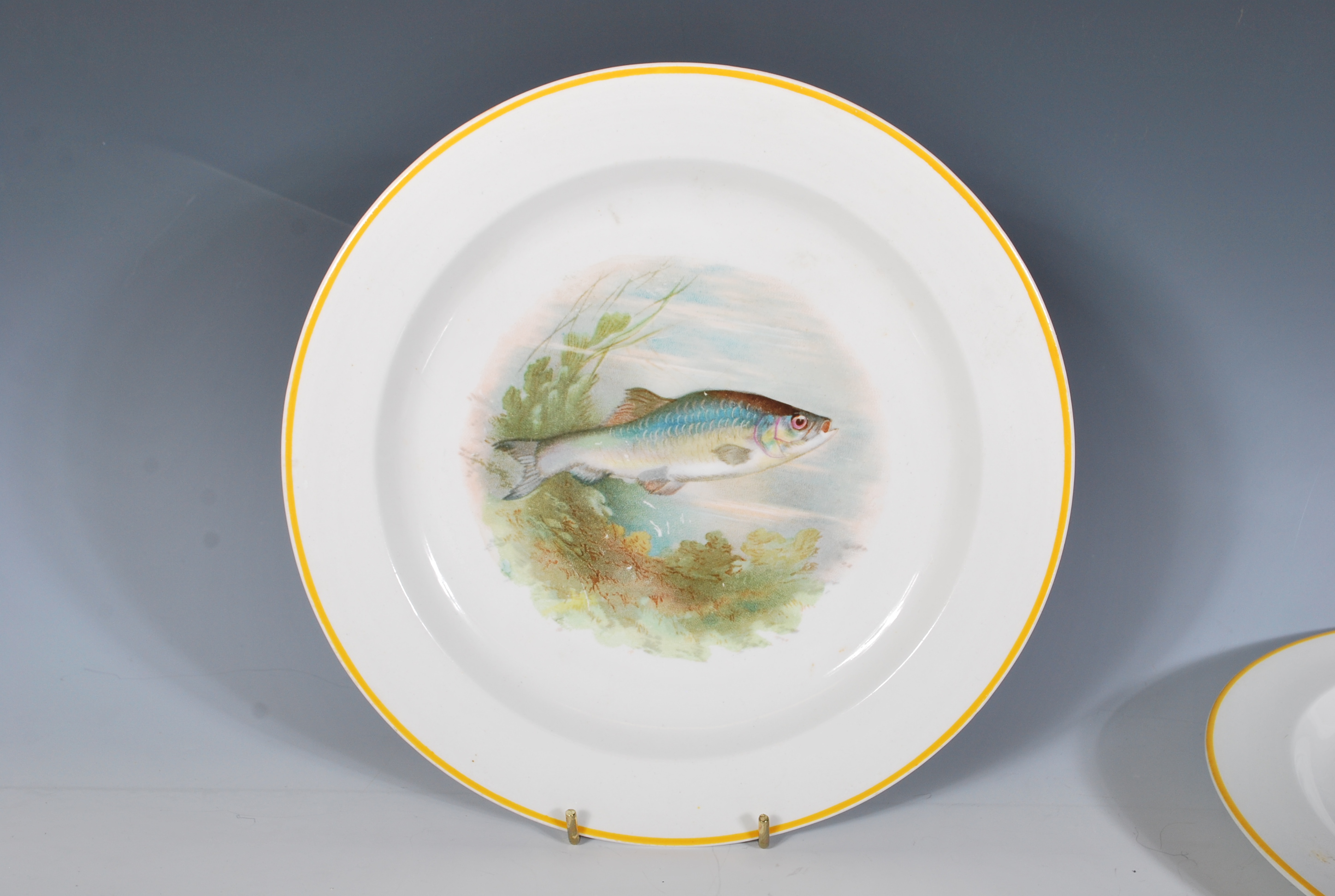 A vintage early 20th Century part dinner service by Lawleys having transfer printed decoration - Image 6 of 9