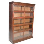 An Edwardian  / 1920's lawyers stacking bookcase lawyers / barristers bookcase in the manner of