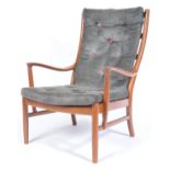 Parker Knoll - PK1016/7/8/9 - A 20th century retro vintage teak wood easy / lounge chair /