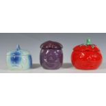 A group of three retro 20th Century SylvaC character face pots to include Tartare Sauce model