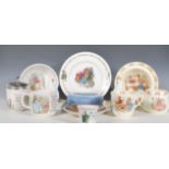 A collection of 20th Century ceramic wares to include a pair of Royal Worcester egg cups with covers