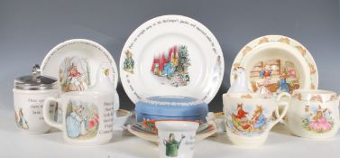 A collection of 20th Century ceramic wares to include a pair of Royal Worcester egg cups with covers