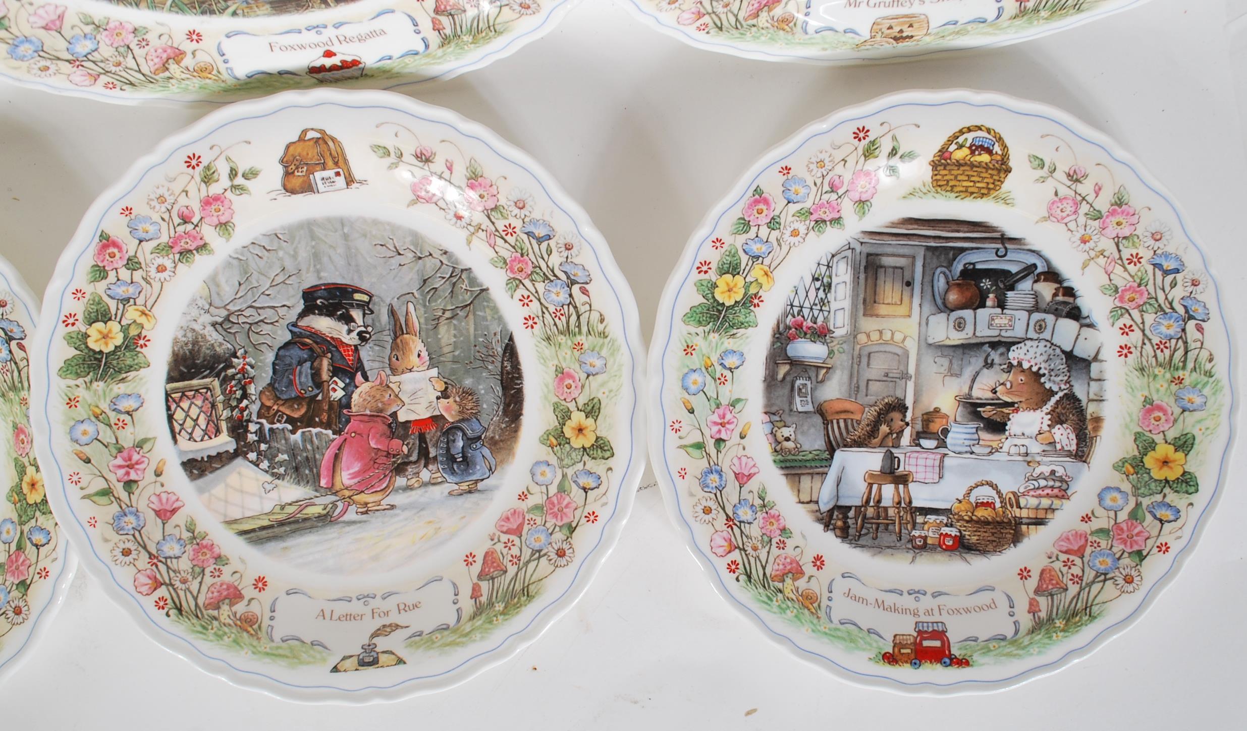 A selection of Wedgwood Foxwood Tales series collectors plates based on the children's books by - Image 5 of 7