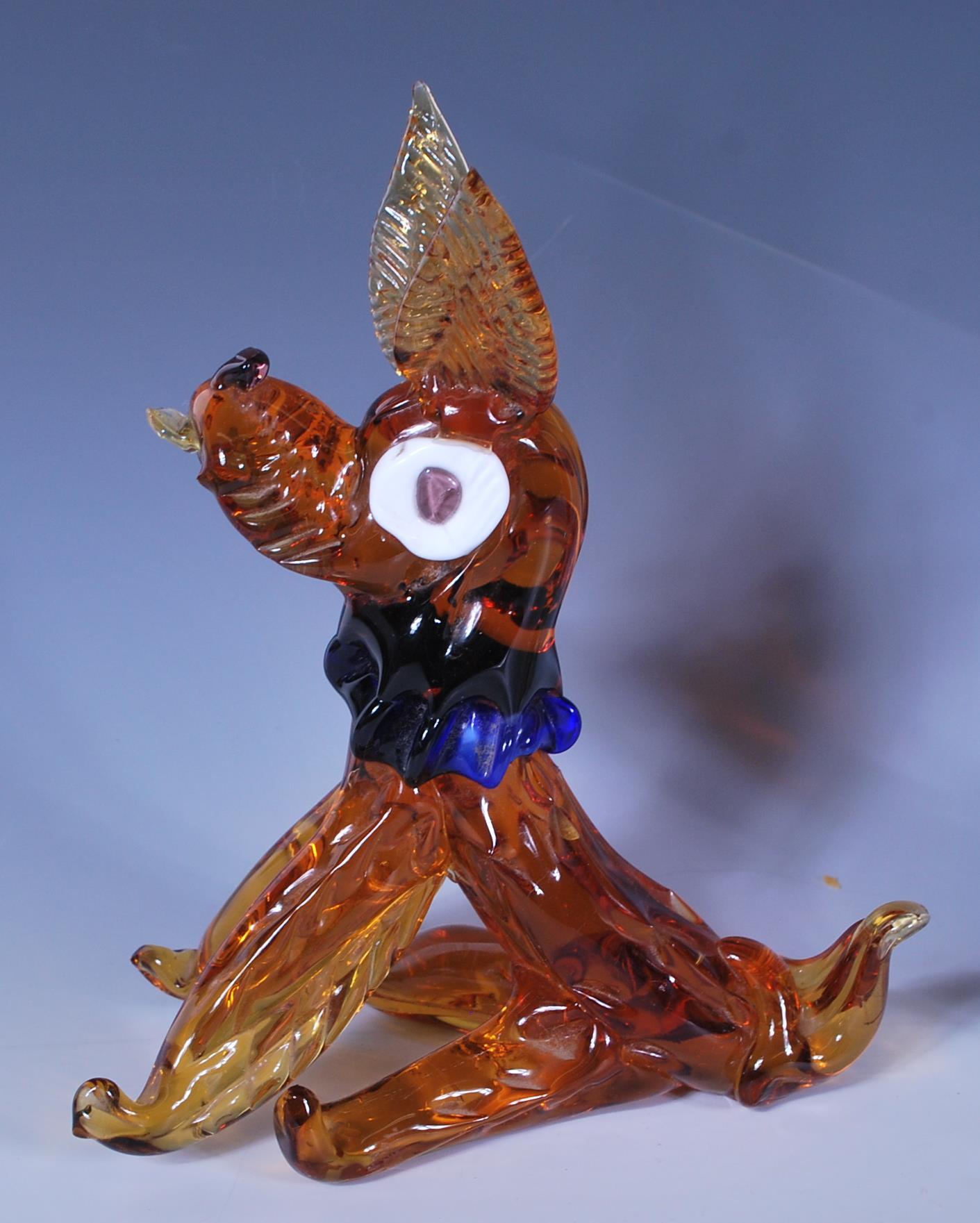 A collection of vintage retro 20th Century studio glass figurines by Murano modelled as animals to - Image 5 of 7