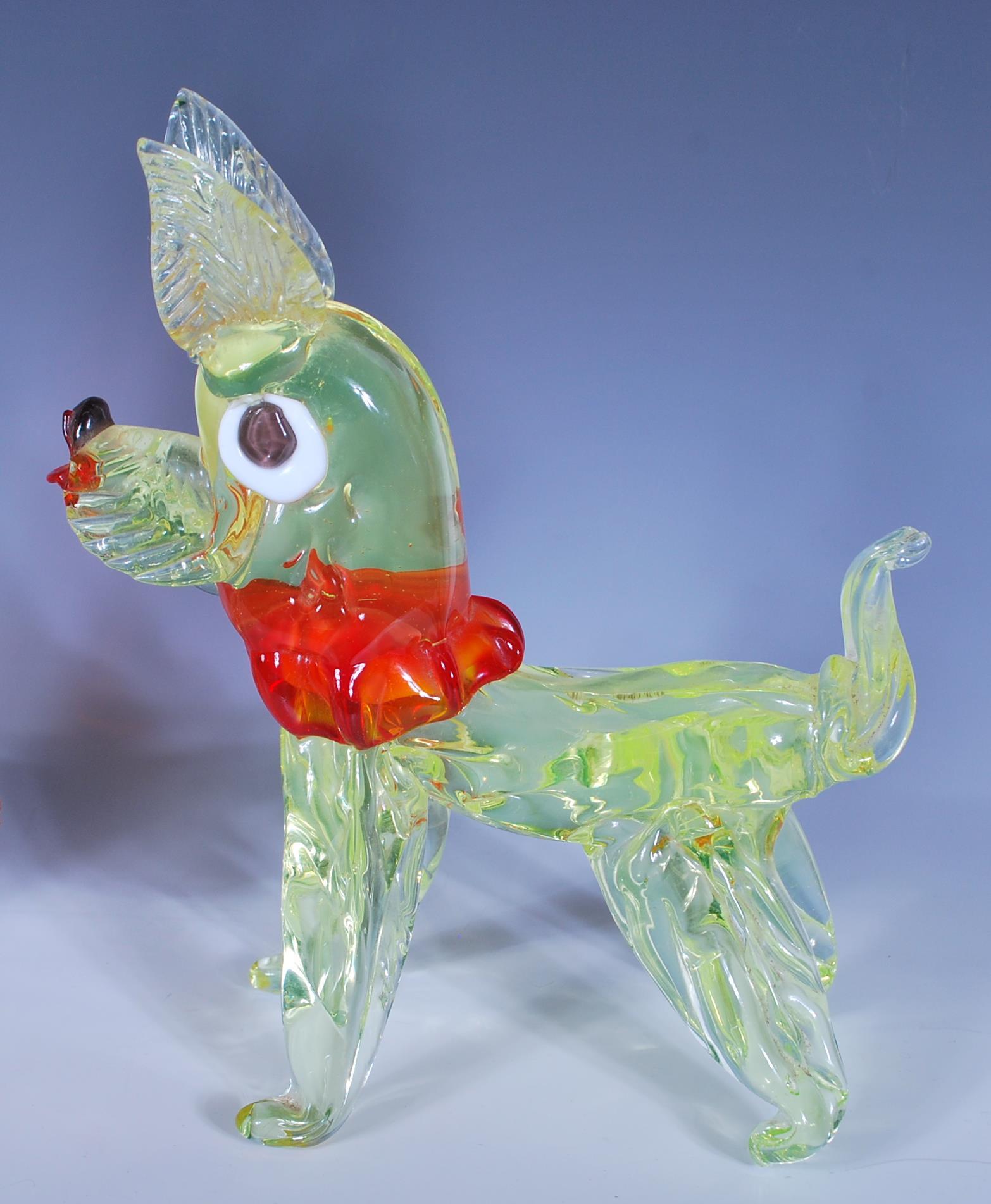 A collection of vintage retro 20th Century studio glass figurines by Murano modelled as animals to - Image 7 of 7