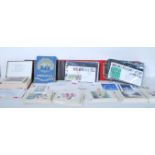 A collection of vintage stamps to include an album of world pre decimal stamps dating from the