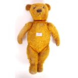 ORIGINAL VINTAGE ENGLISH TEDDY BEAR GOLDEN MOHAIR