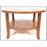 A mid century Danish influence teak wood circular