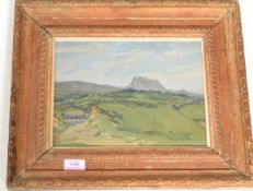 John Nicolson (1891 – 1951) RBA - An oil on canvas landscape painting picture of Stac Pollaidh /
