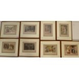A collection of Shakespeare book plate pictures, the plates from The Library Of Shakespeare