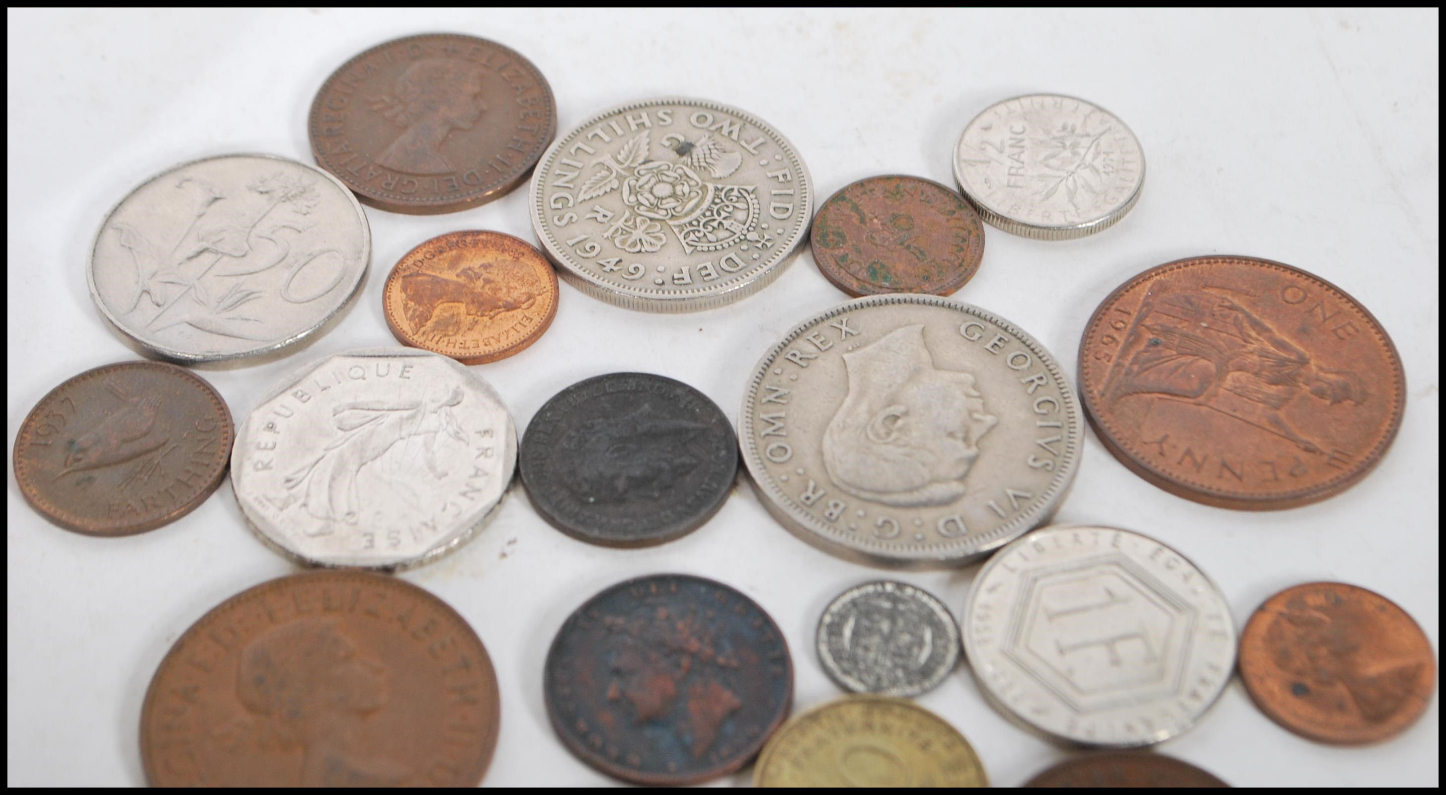 A collection of coins dating from the early 19th Century to include a George IV 1821 crown with - Image 5 of 6