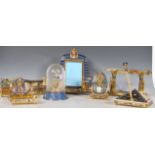 A selection of Franklin Mint Treasures of Tutankhamen ancient Egyptian style stationery and desk