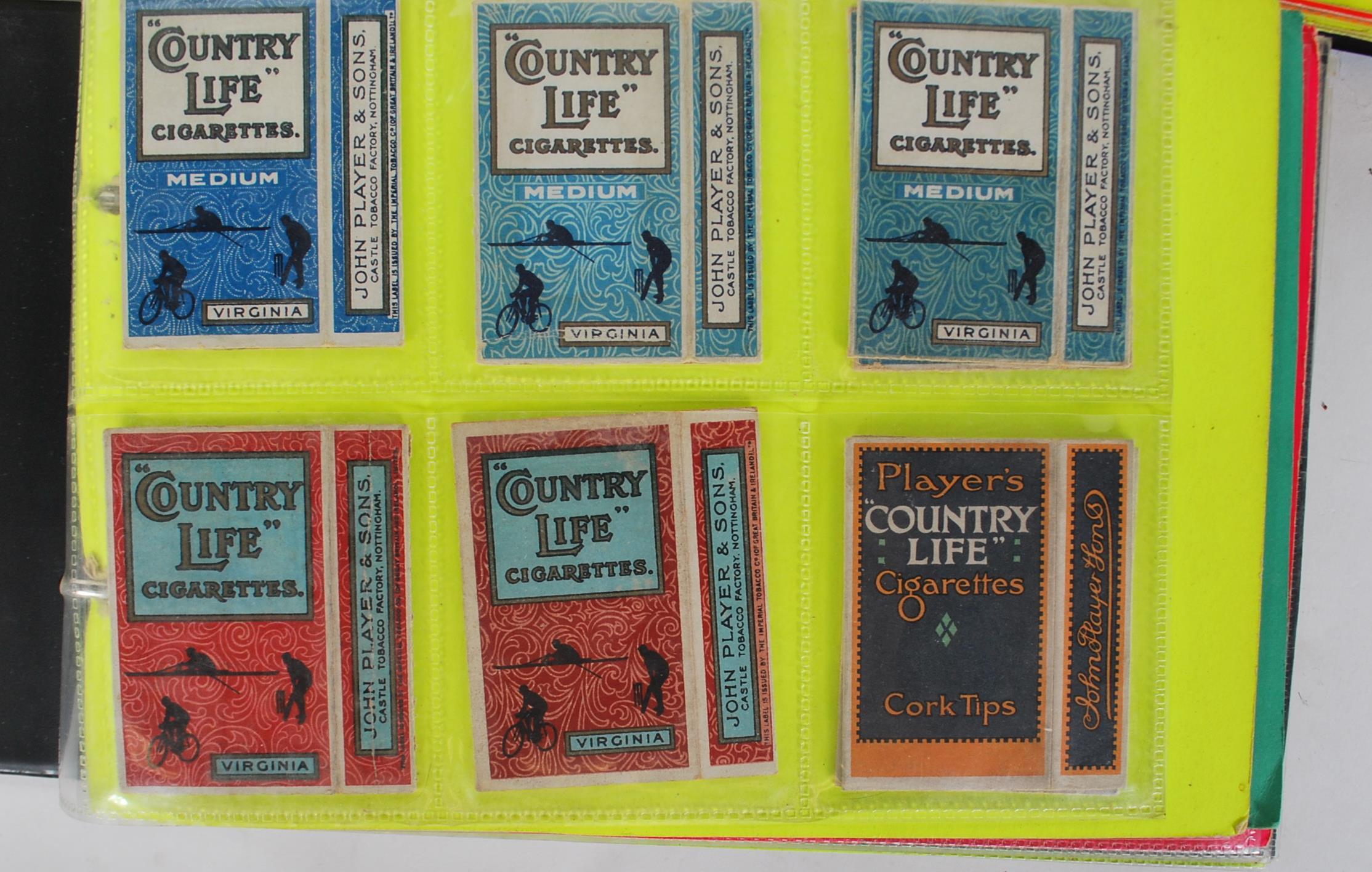 A collection of vintage 20th Century Cigarette packets within plastic sleeves containing many - Image 2 of 13