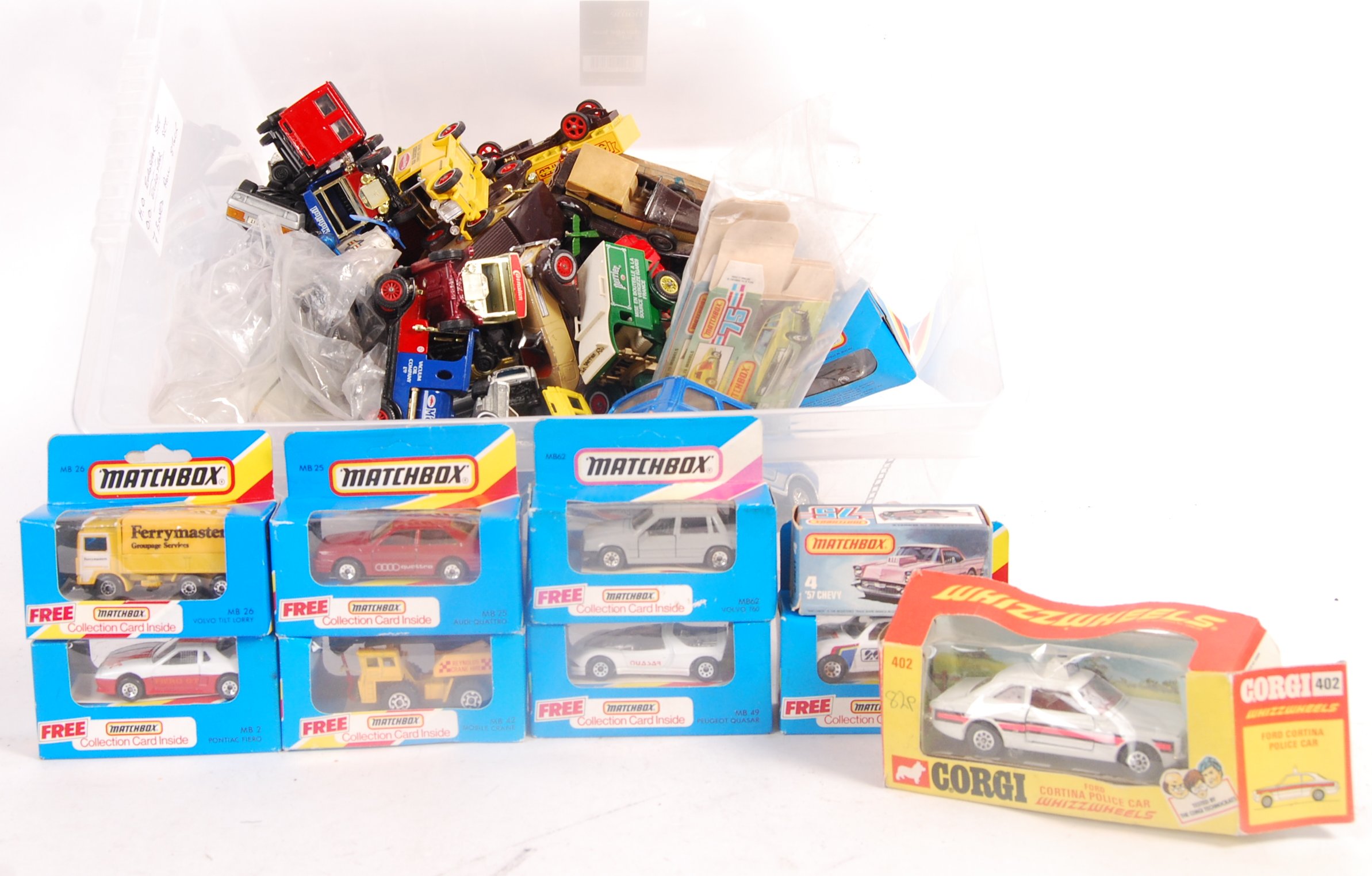 COLLECTION OF ASSORTED VINTAGE BOXED AND LOOSE DIECAST MODELS