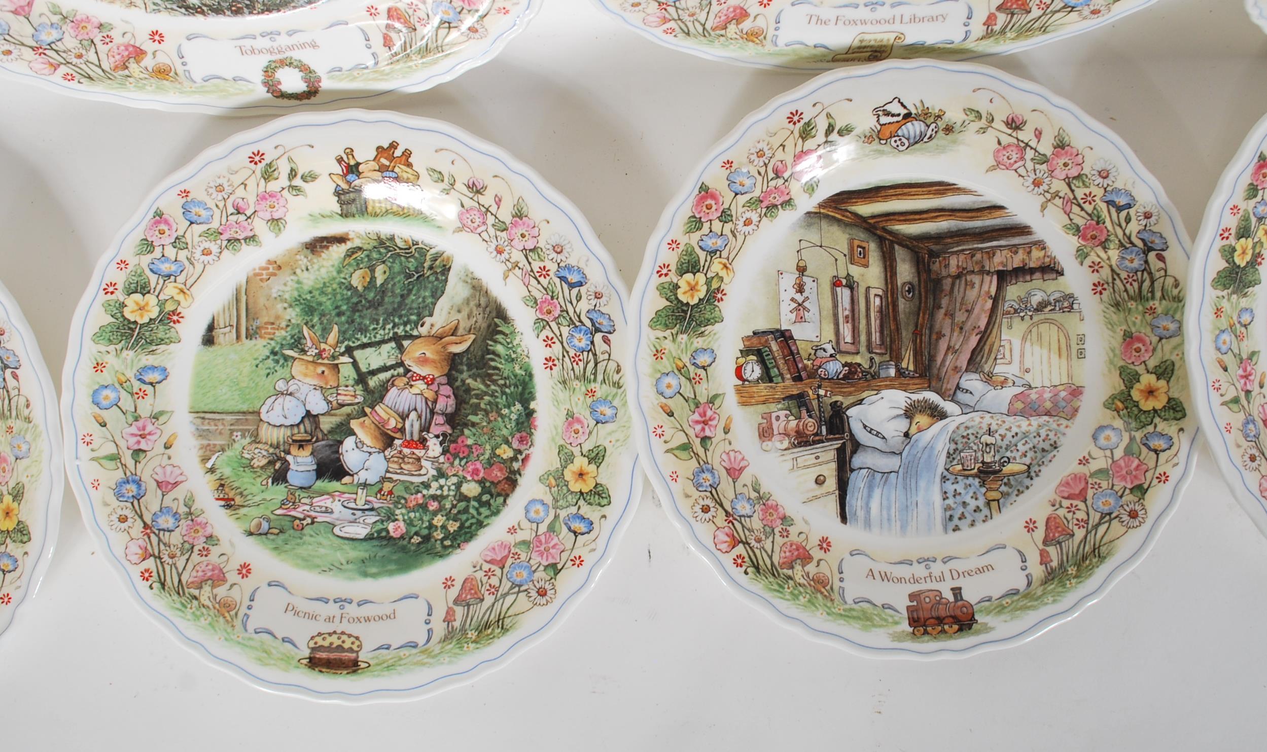 A selection of Wedgwood Foxwood Tales series collectors plates based on the children's books by - Image 6 of 7