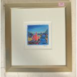 Barbara Hammerman Brody (b1941) - A limited edition print depicting a landscape scene with three