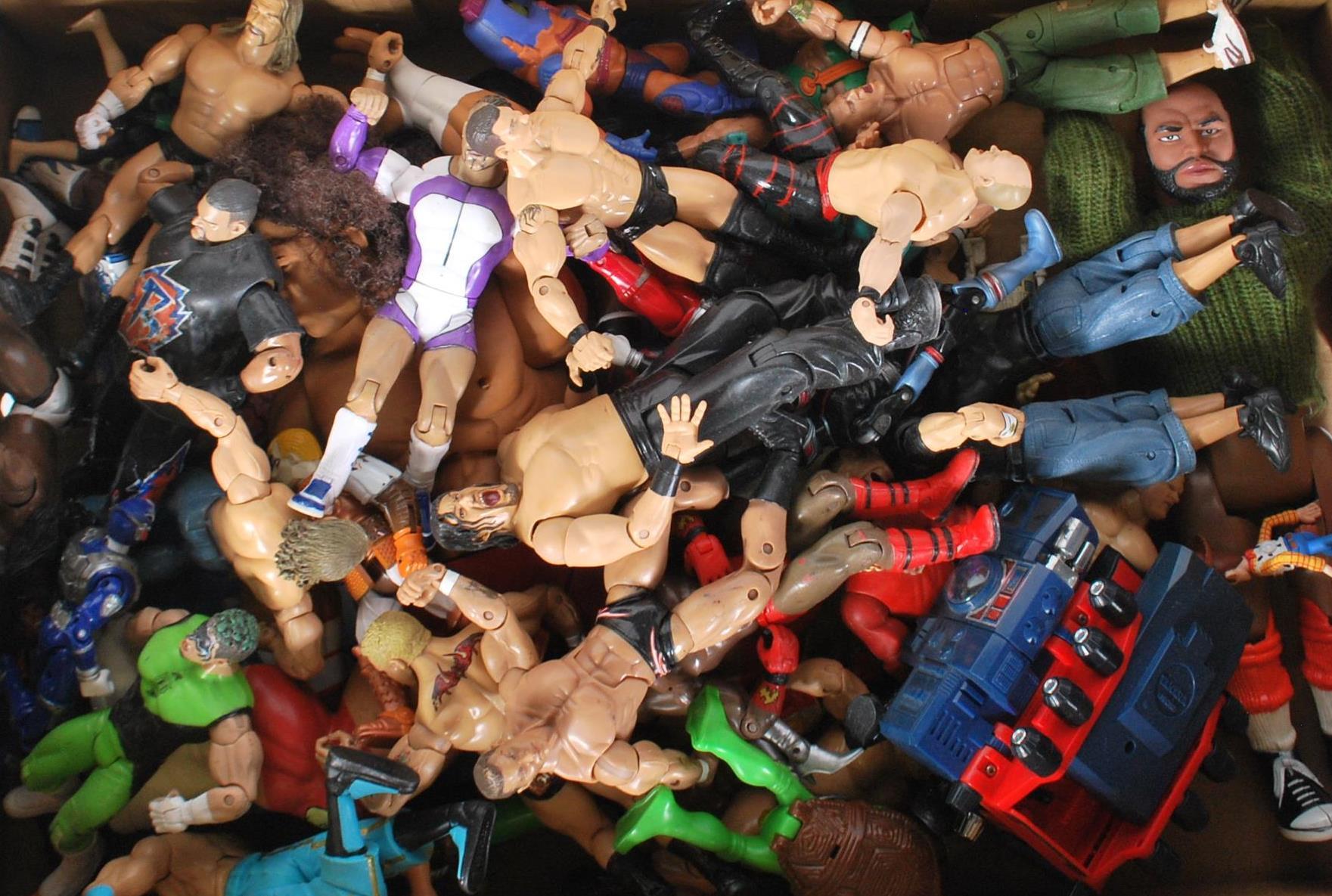 A COLLECTION OF WWE / WWF / ECW ACTION FIGURES BY JAKKS PACIFIC