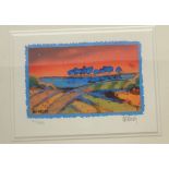 Barbara Hammerman Brody (b1941) - A limited edition coloured print depicting a landscape scene