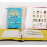 Two stamp albums of world stamps dating from the 19th Century. Mostly definitive examples to include