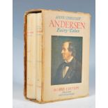 A dual book set of Hans Christian Andersen Fairy Tales world edition volume one and two. Edited by