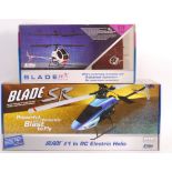 TWO E-FLITE SCALE MODEL RC RADIO CONTROLLED HELICO