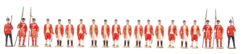 COLLECTION OF BRITAINS MADE LEAD TOY SOLDIERS