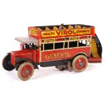 INCREDIBLY RARE c1920 DISTLER ' FARES PLEASE ' TIN