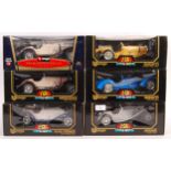 COLLECTION OF BBURAGO 1/18 SCALE BOXED DIECAST MODELS