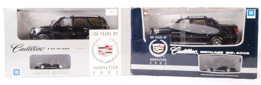 TWO ANSON GENERAL MOTORS LICENSED 1/18 & 1/43 SCALE MODEL SETS