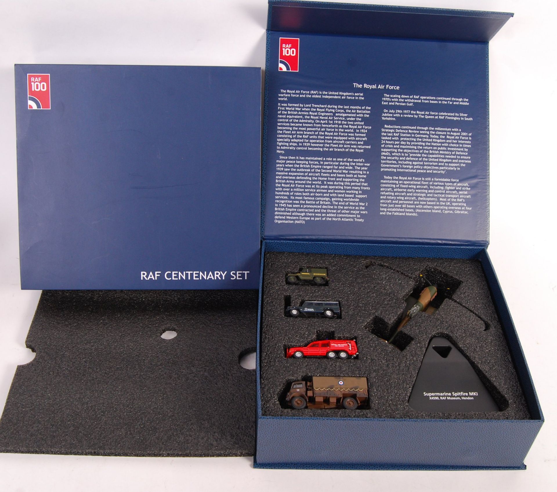 RARE OXFORD DIECAST 1/76 SCALE ' RAF 100 ' ANNIVERSARY SET