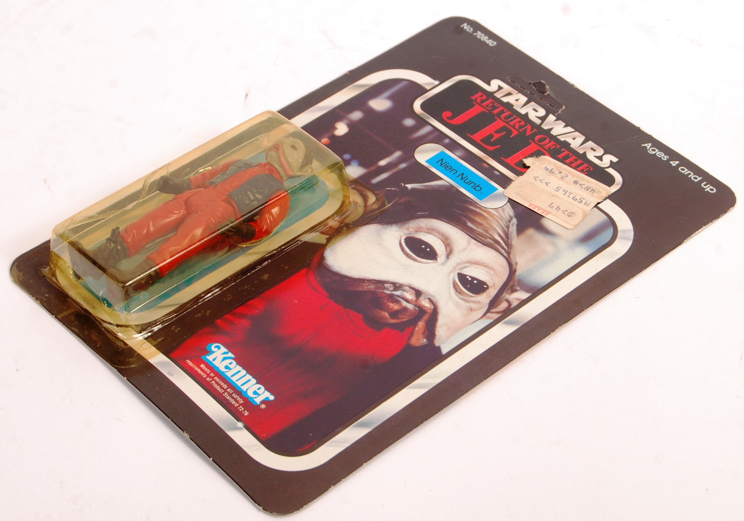 VINTAGE STAR WARS KENNER MOC CARDED ACTION FIGURE - NIEN NUNB - Image 3 of 6