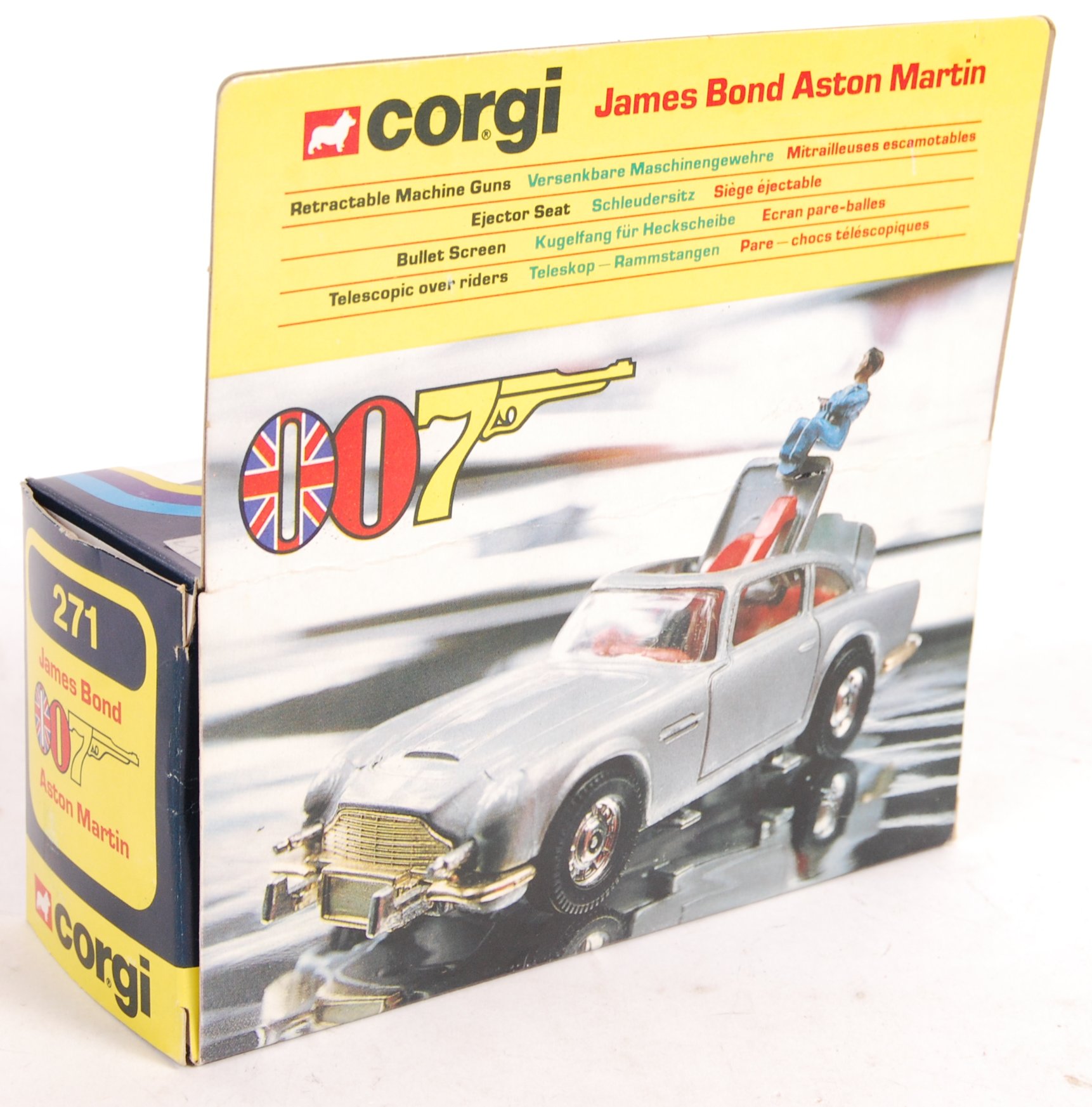 RARE VINTAGE CORGI JAMES BOND ASTON MARTIN DIECAST - Image 4 of 4