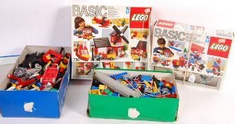 COLLECTION OF ASSORTED VINTAGE LEGO - BOXED & LOOSE