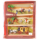 RARE VINTAGE TIMPO TOYS TRIPLE-SET WESTERN PLASTIC