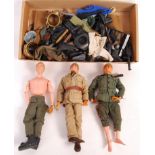 COLLECTION OF VINTAGE PALITOY ACTION MAN FIGURES & ACCESSORIES