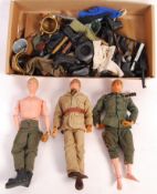 COLLECTION OF VINTAGE PALITOY ACTION MAN FIGURES & ACCESSORIES