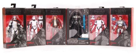 COLLECTION OF STAR WARS ' THE BLACK SERIES ' BOXED