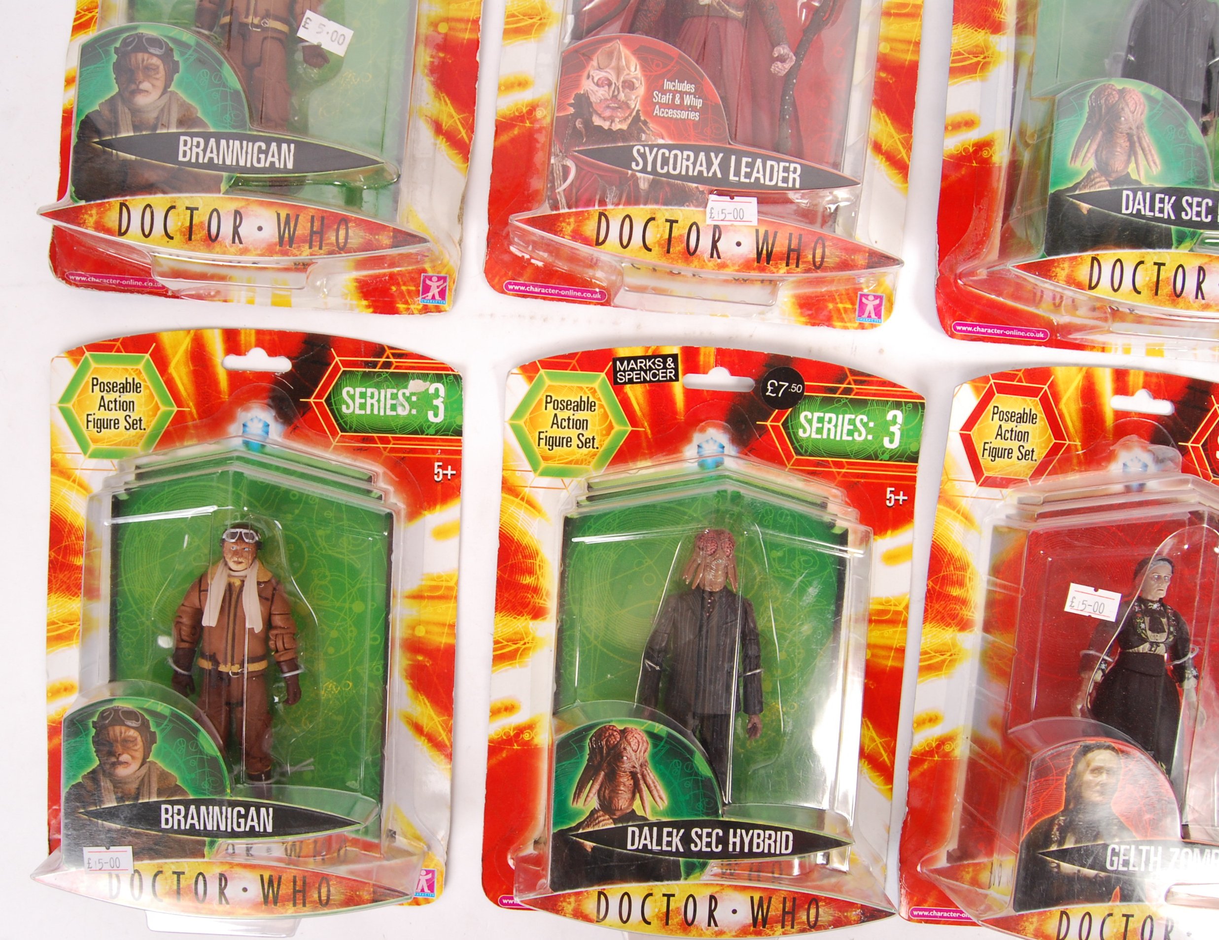 CHARACTER OPTIONS MADE DOCTOR WHO CARDED ACTION FIGURES - Image 5 of 5