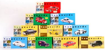 COLLECTION OF VANGUARDS 1/43 SCALE PRECISION BOXED