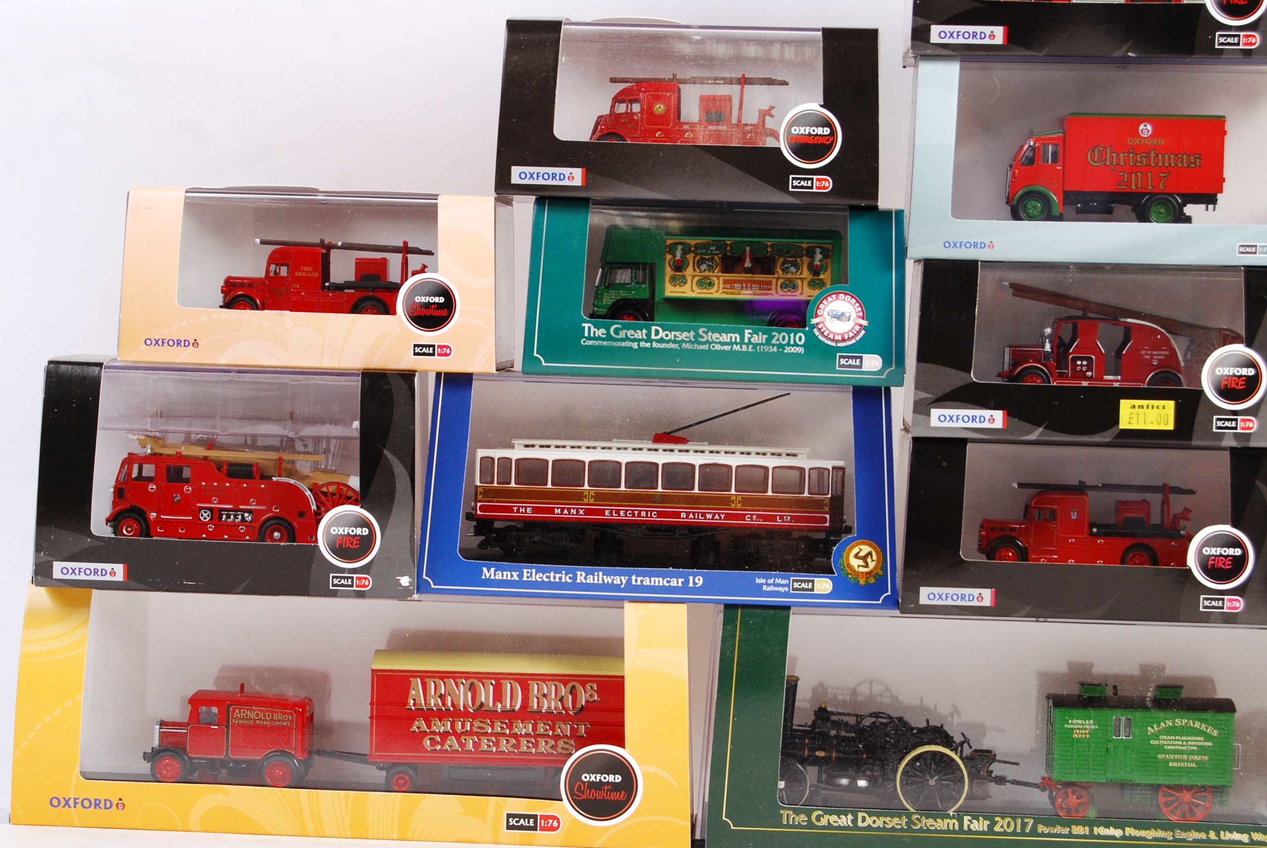 OXFORD 1/76 SCALE BOXED DIECAST MODELS - FIRE, OMNIBUS ETC - Image 2 of 4