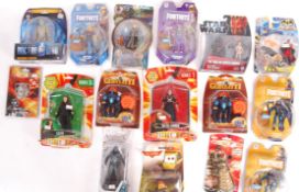 COLLECTION OF ASSORTED CARDED ACTION FIGURES