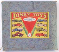 RARE VINTAGE PRE-WAR DINKY TOYS ' SET 30 ' EMPTY DIECAST MODEL BOX